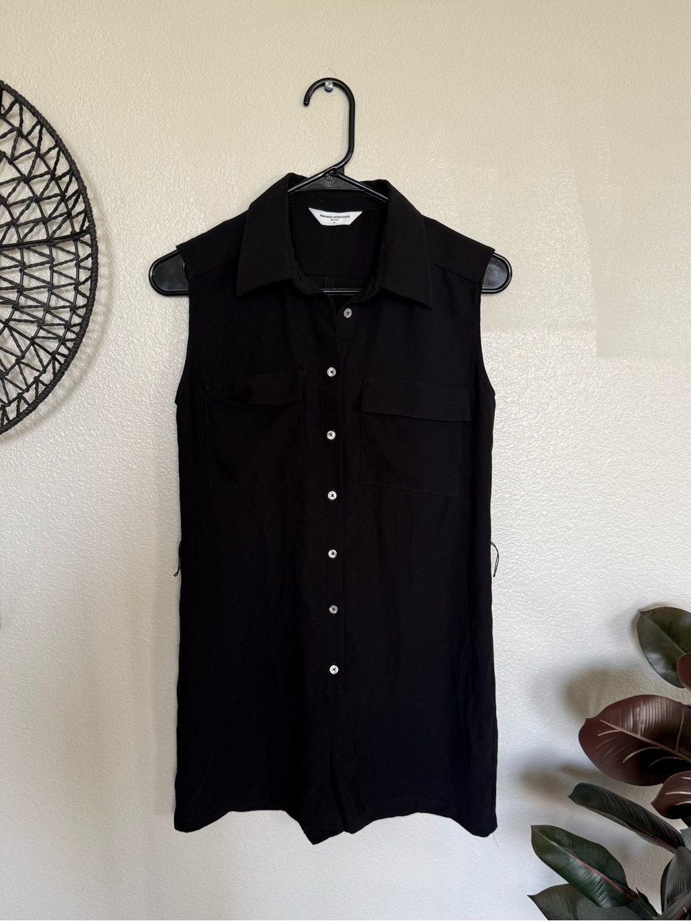 REVOLVE Amanda Uprichard Black Mission Romper XS NWOT